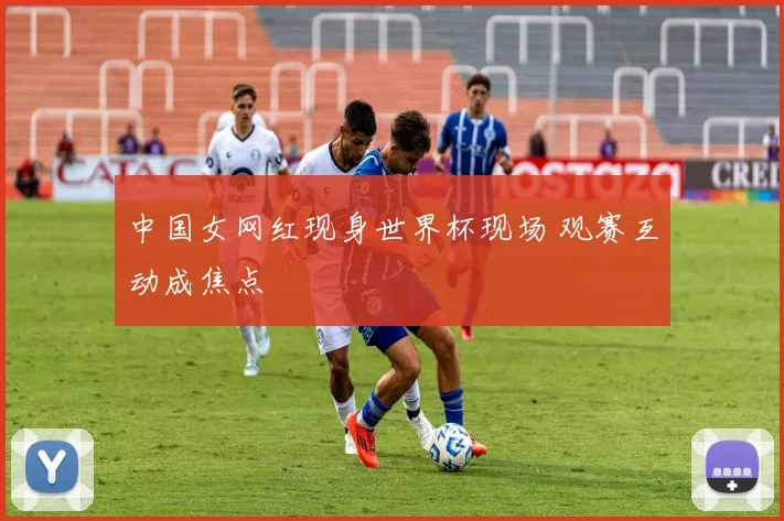 中国女网红现身世界杯现场 观赛互动成焦点